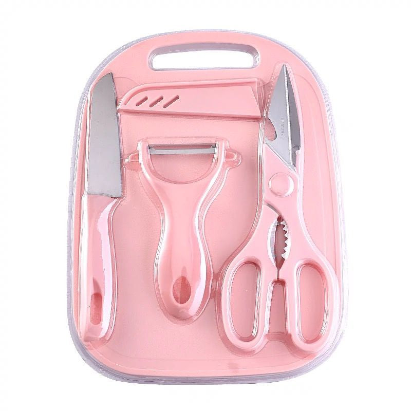 Conjunto de Utensílios de Cozinha 4 Peças - (Cores Sortidas)