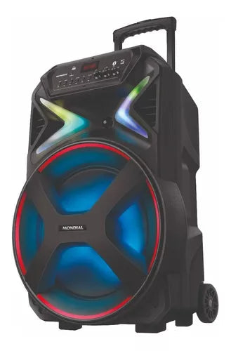 Caixa Amplificada Connect Lights Plus Cm-700 Mondial Bivolt Cor Preto 110v/220v 
