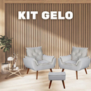 Kit Ágatha - 2 Poltronas + Puff [Queima de Estoque] 