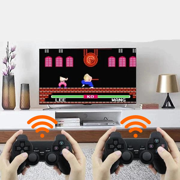 Super Retrô Game 4K HD 40.000 Jogos + (2 Controles de Brinde)