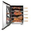 Churrasqueira Elétrica - Grande e Rotativa + Brinde 