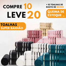 20 Toalhas Artex + 10 Toalhas de Rosto de BRINDE + Frete Grátis 