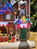 CENÁRIO VILA NATALINA FABRÍCA DE CHOCOLATE 30CM