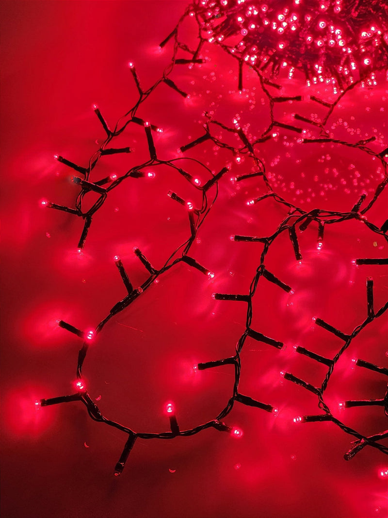 PISCA FESTÃO 1500 LEDS 40 METROS VERMELHO COM STROBO VERMELHO BIVOLT USO INTERNO E EXTERNO